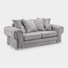 Verona Scatter Back 3 Seater Sofa Grey