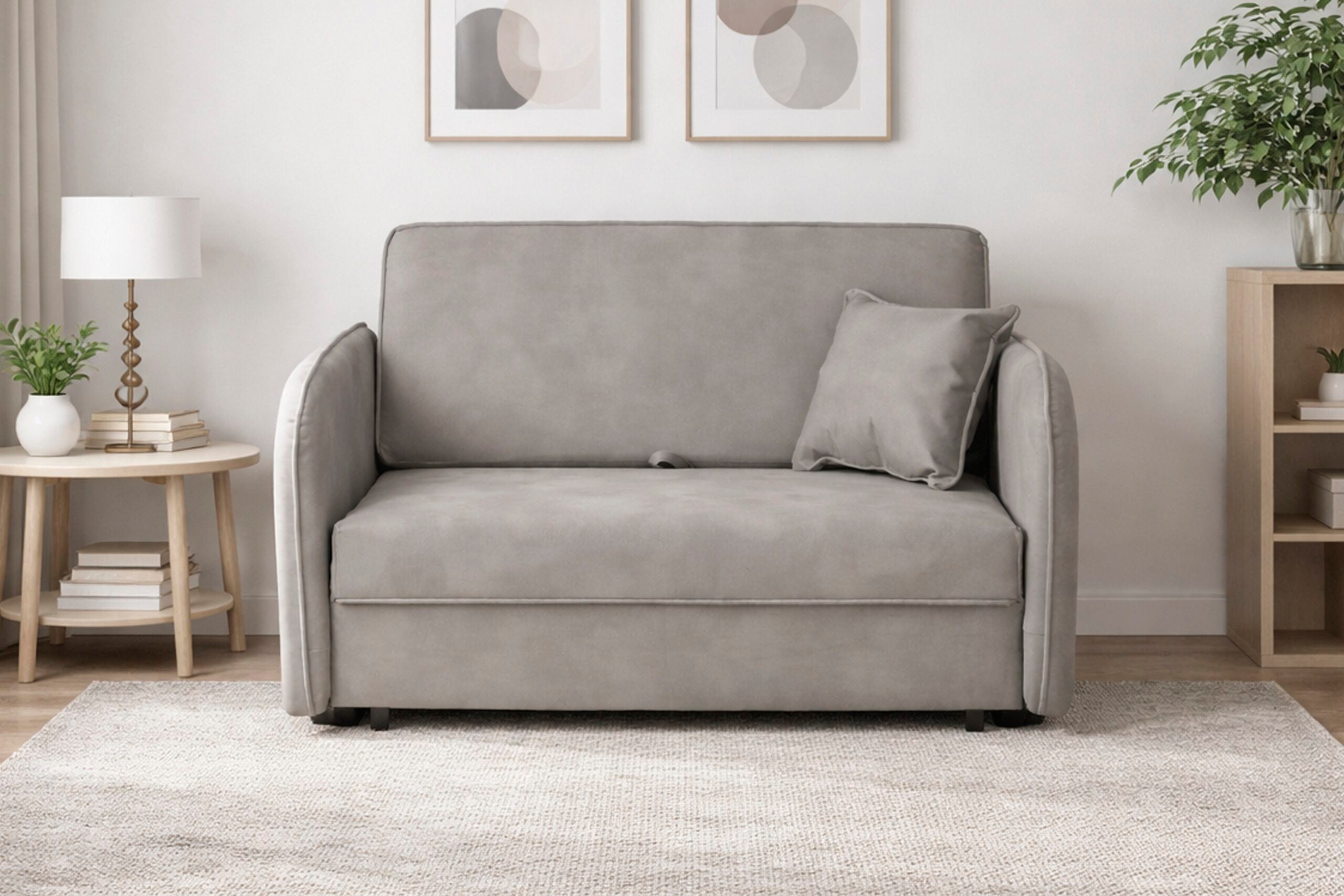 Vienna Loft Sofa Bed - Silver