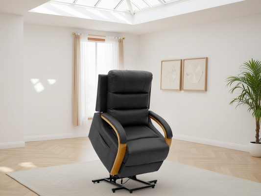 Vigo Electric Reclining Chair Grey