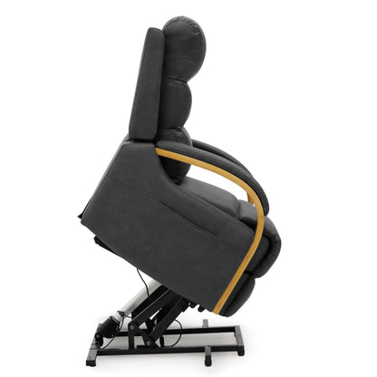 Vigo Electric Reclining Chair Grey
