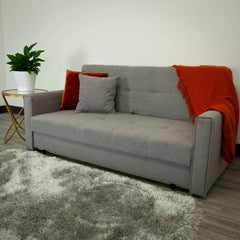 Viva Sofabed Grey 3 Seater