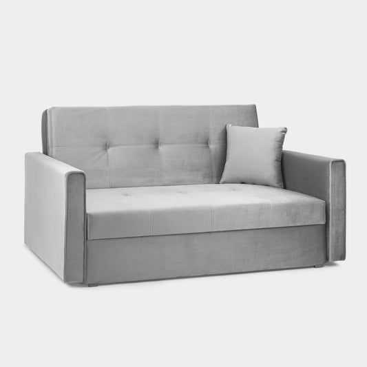 Viva Sofa Bed Plush Grey 2 Seater