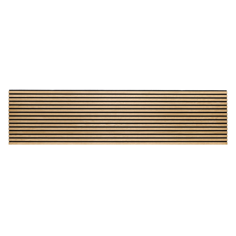 Acoustic Slat Wall Panel 2.4m x 0.6m – Oak