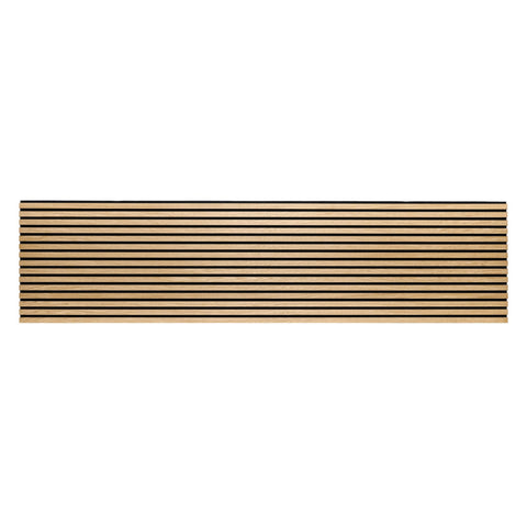 Acoustic Slat Wall Panel 2.4m x 0.6m – Oak