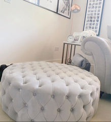 Luxury Round Footstool