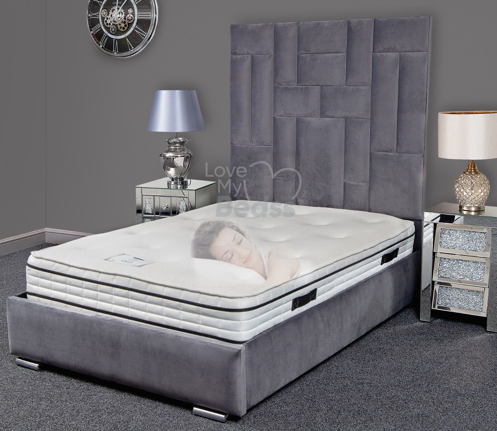 Dallas Panelled Bespoke Bed