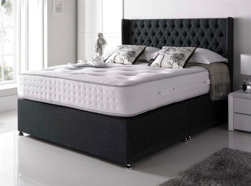Chesterfield Wing Divan Bed Frame
