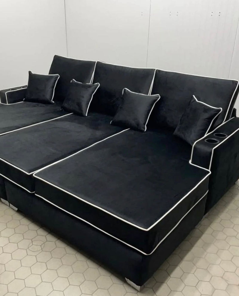 Cinema Room Cupholder Sofa