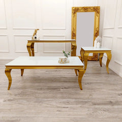 Alara Gold Console Table