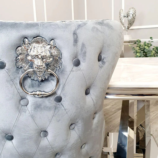 Chelsea Lion Knocker Dining Chair