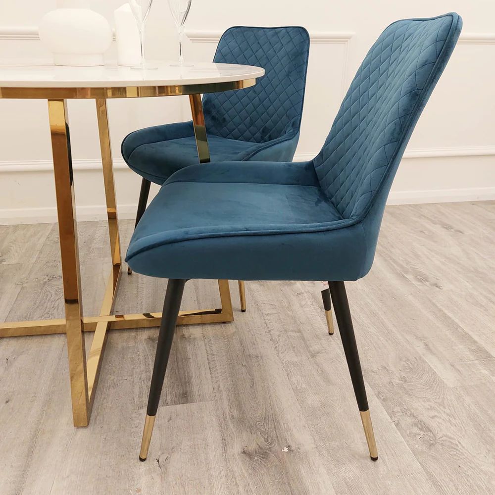 Lovemybedss Luna Velvet Dining Chair