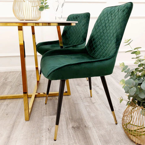 Lovemybedss Luna Velvet Dining Chair