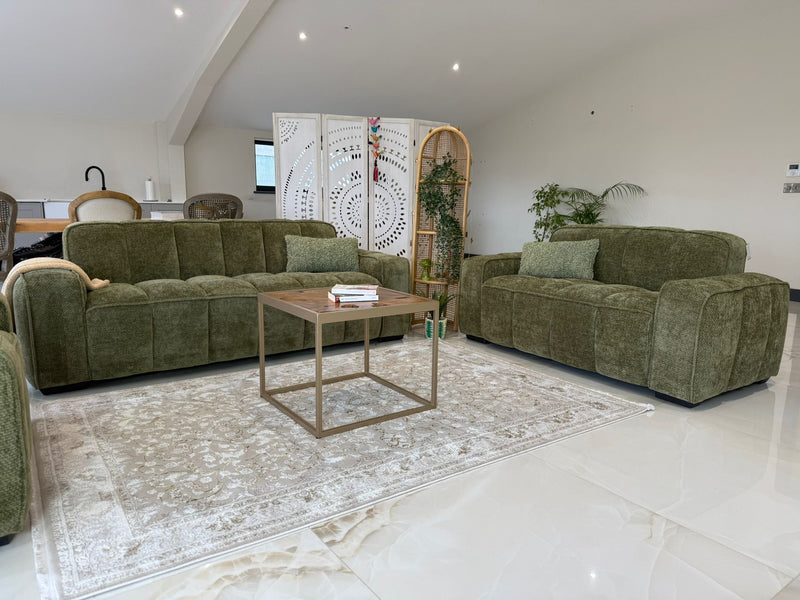 Paris Sofa Olive 3+2 Seater