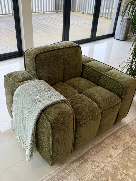 Paris Sofa Olive Armchair
