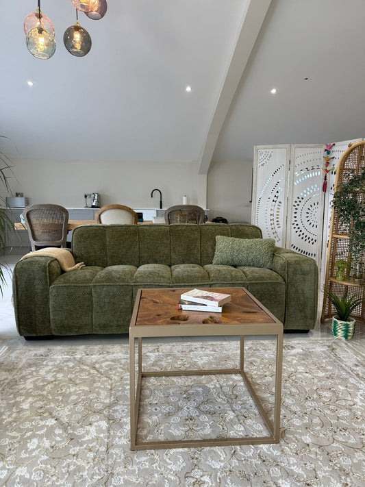 Paris Sofa Olive 3 Seater