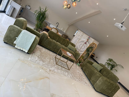 Paris Sofa Olive 3+2+1 Seater
