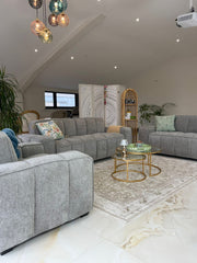 Paris Sofa Grey 3+2+1 Seater