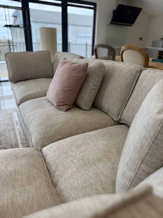 Santorini Large Corner Sofa & Free Footstool