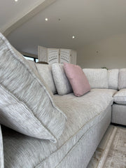 Santorini Large Corner Sofa & Free Footstool