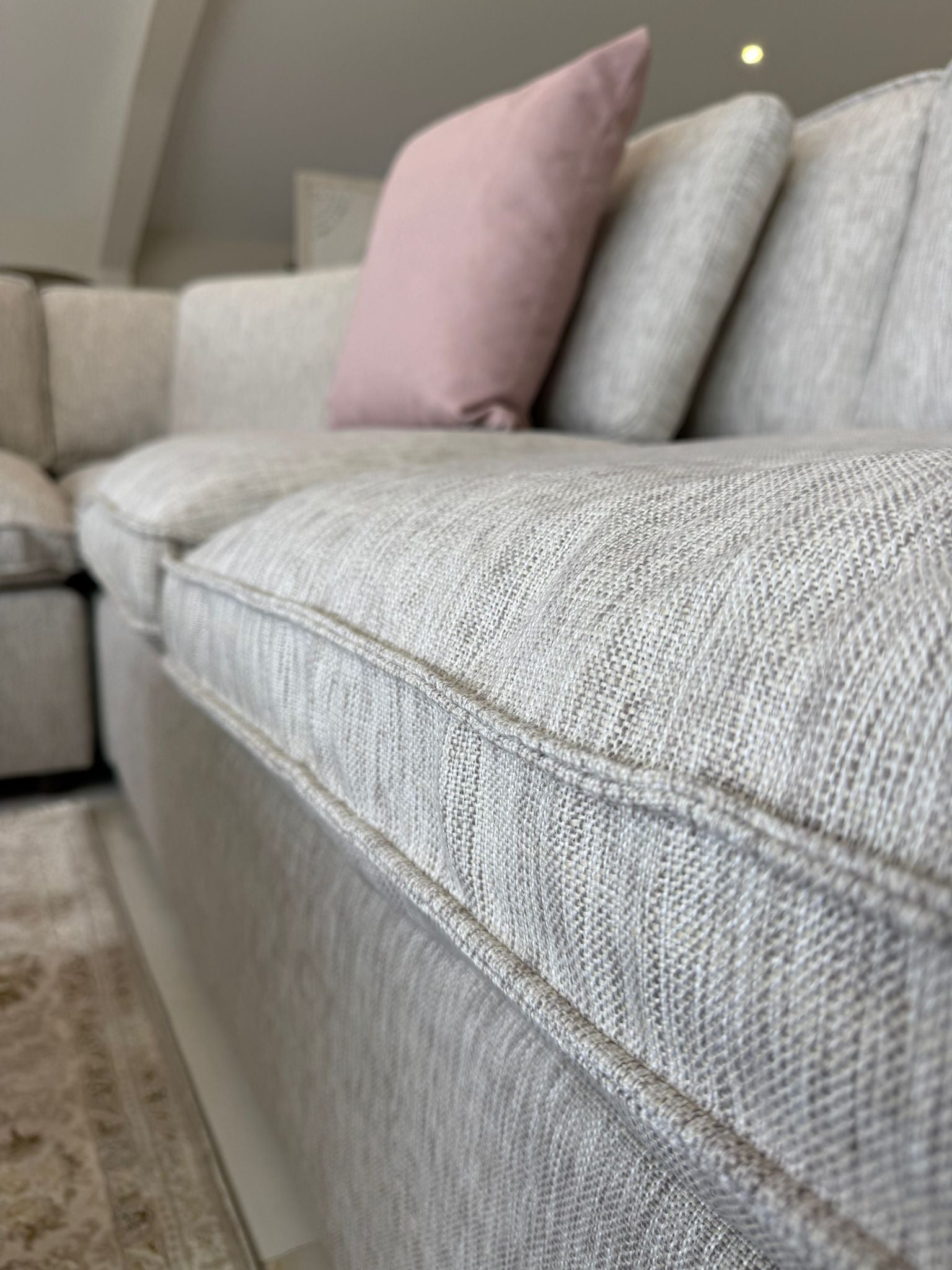Santorini Large Corner Sofa & Free Footstool
