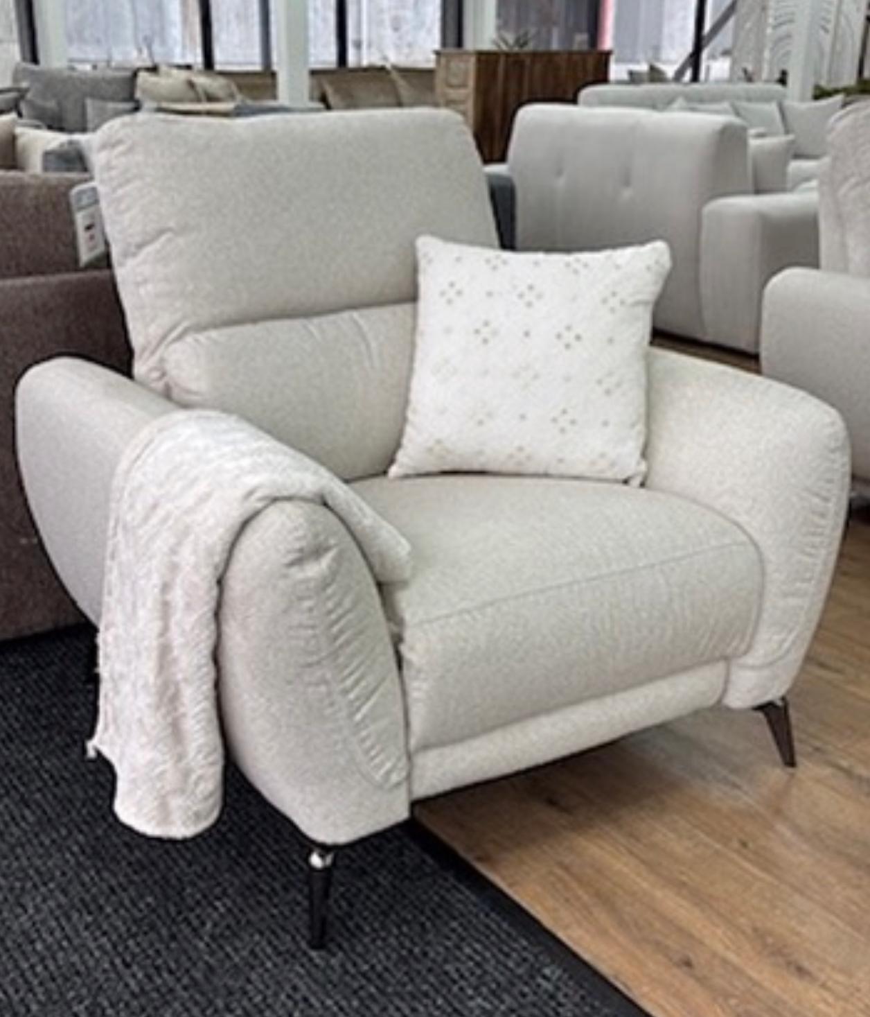 Sorrento Electric Recliner Beige Armchair