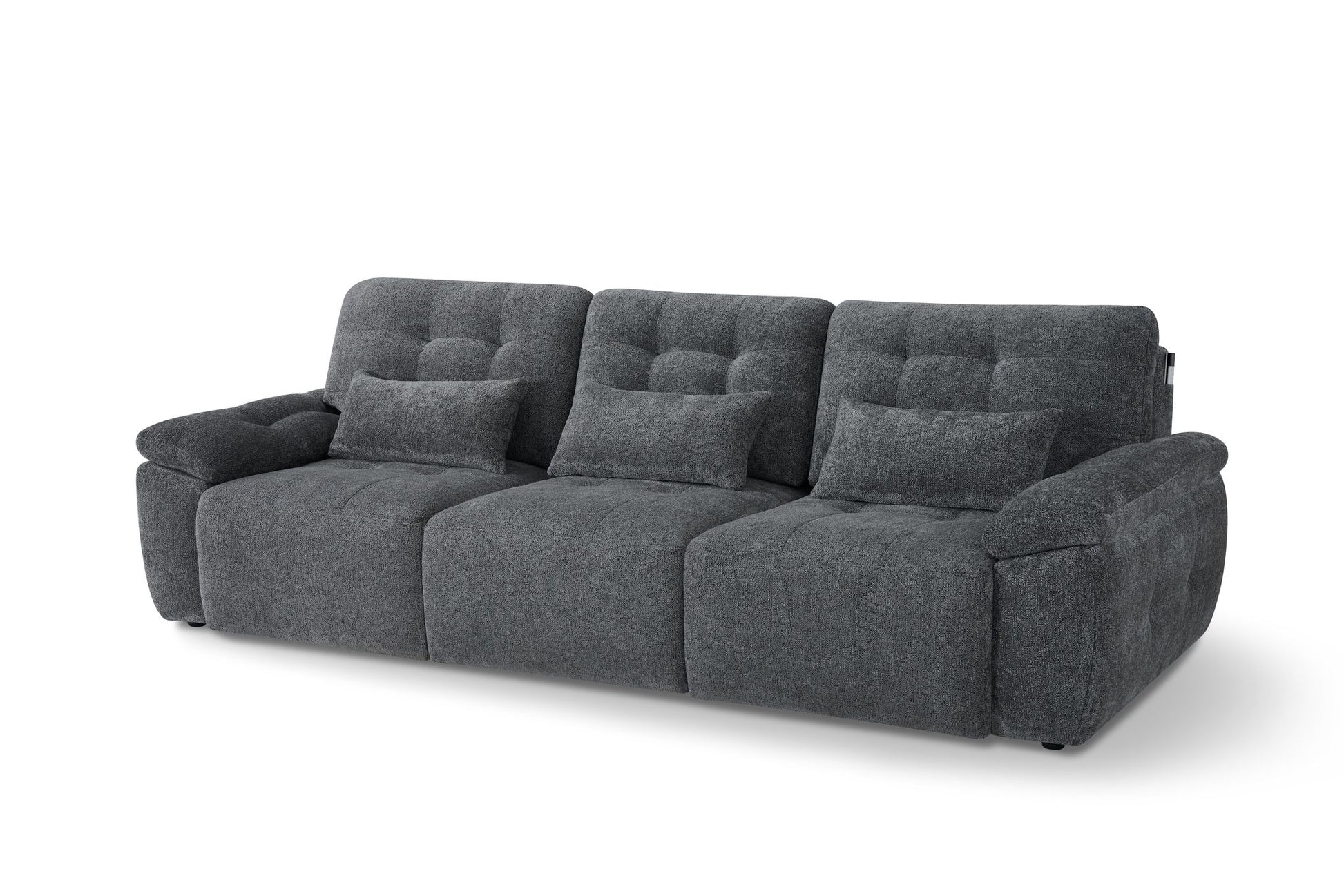 Dallas Electric Sofabed Grey 3 Seater
