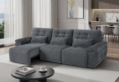 Dallas Electric Sofabed Grey 3 Seater