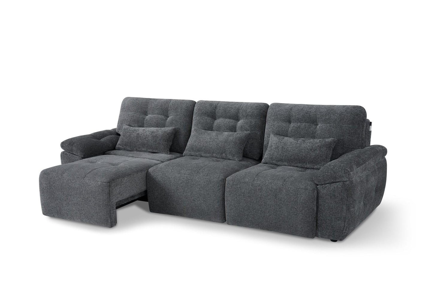 Dallas Electric Sofabed Grey 3 Seater