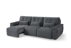 Dallas Electric Sofabed Grey 3 Seater
