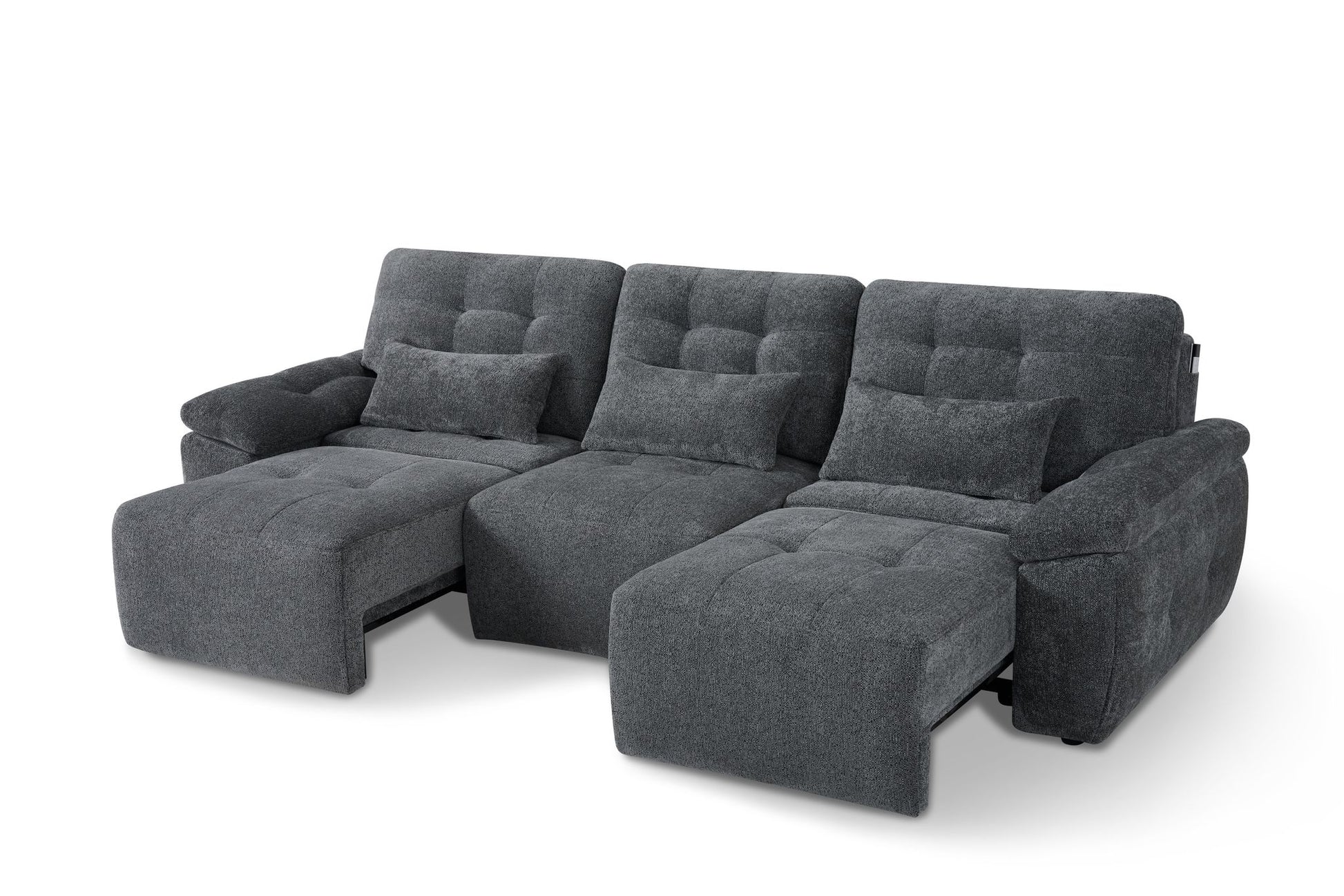 Dallas Electric Sofabed Grey 3 Seater