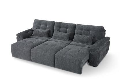 Dallas Electric Sofabed Grey 3 Seater