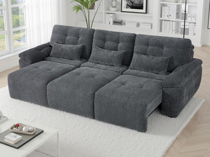 Dallas Electric Sofabed Grey 3 Seater