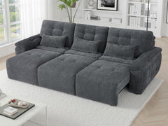 Dallas Electric Sofabed Grey 3 Seater