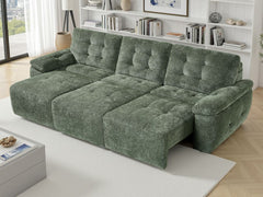 Dallas Electric Sofabed Green 3 Seater