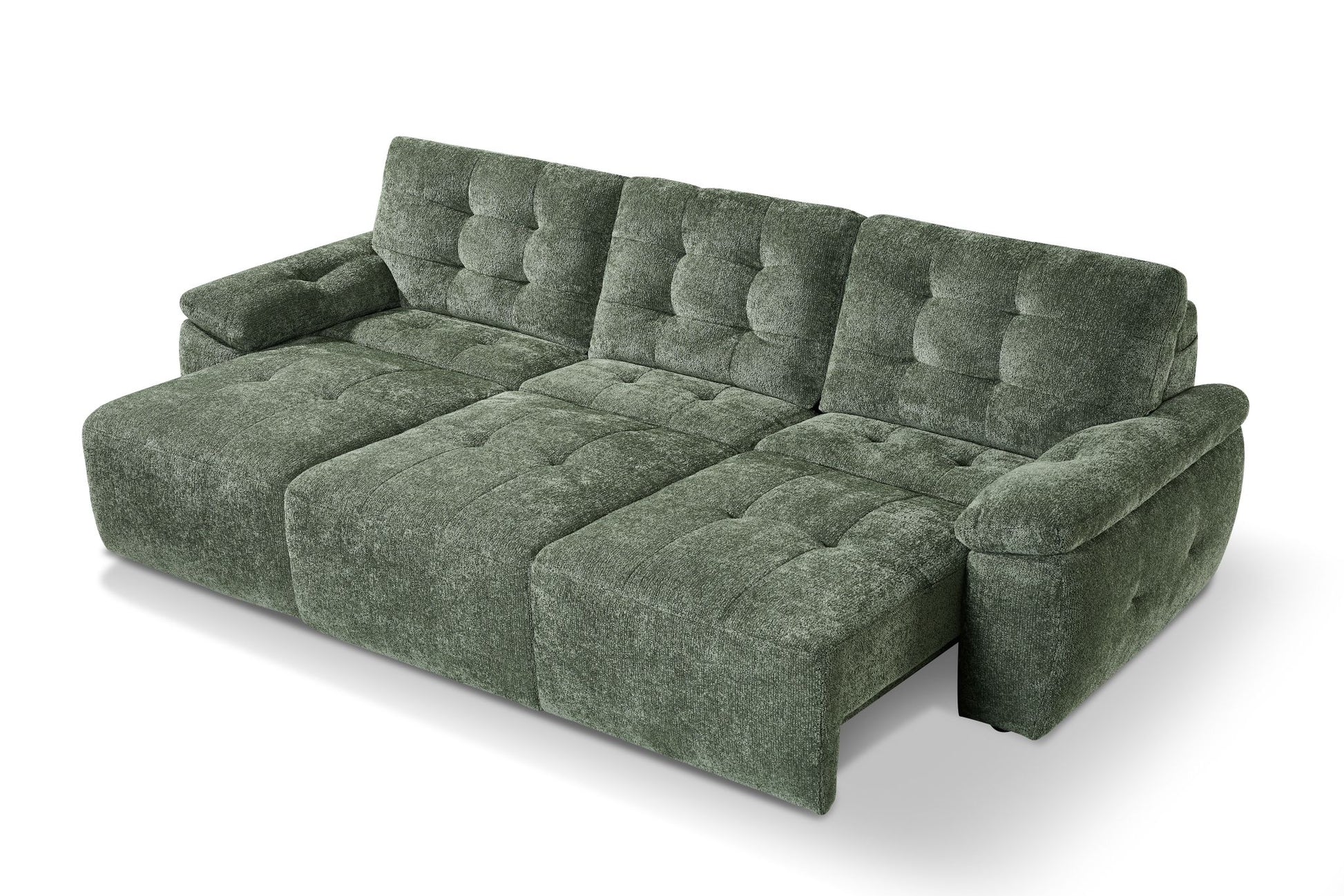 Dallas Electric Sofabed Green 3 Seater