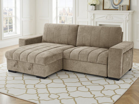 Franklin Sofabed Beige Universal Corner