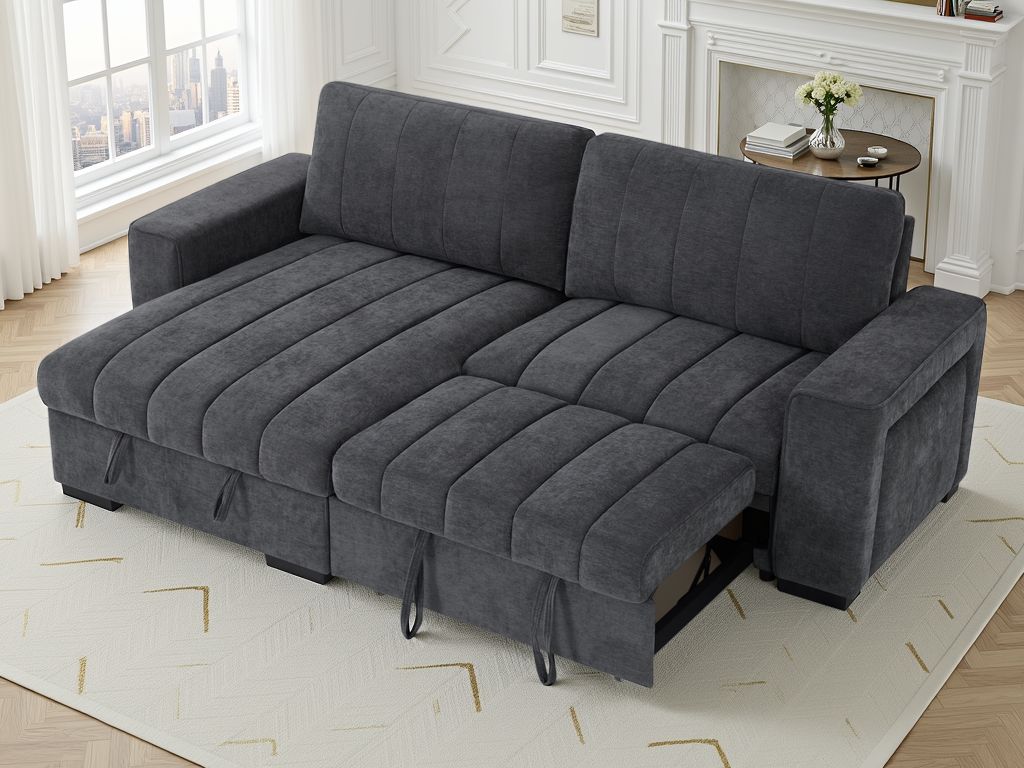 Franklin Sofabed Grey Universal Corner