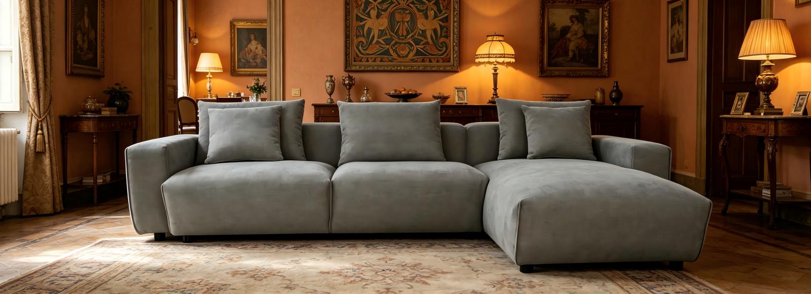 Malibu Sofa Grey Universal Corner