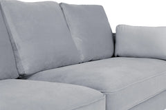 Whittaker Plush 4 Seater Sofa - Grey