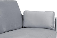 Whittaker Plush 4 Seater Sofa - Grey