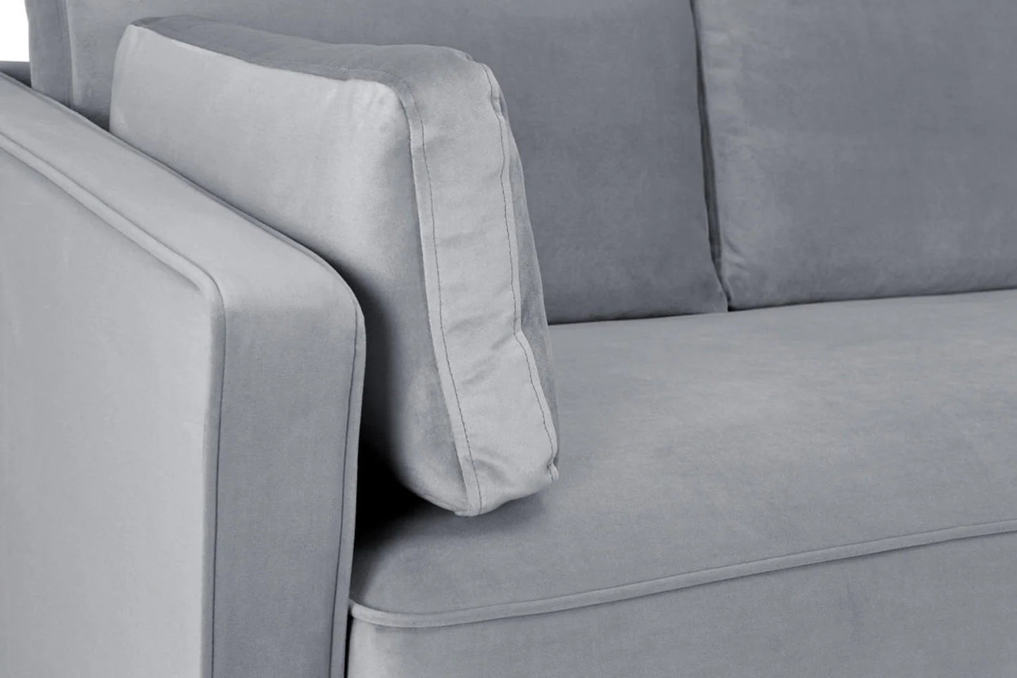 Whittaker Plush Armchair Sofa - Grey