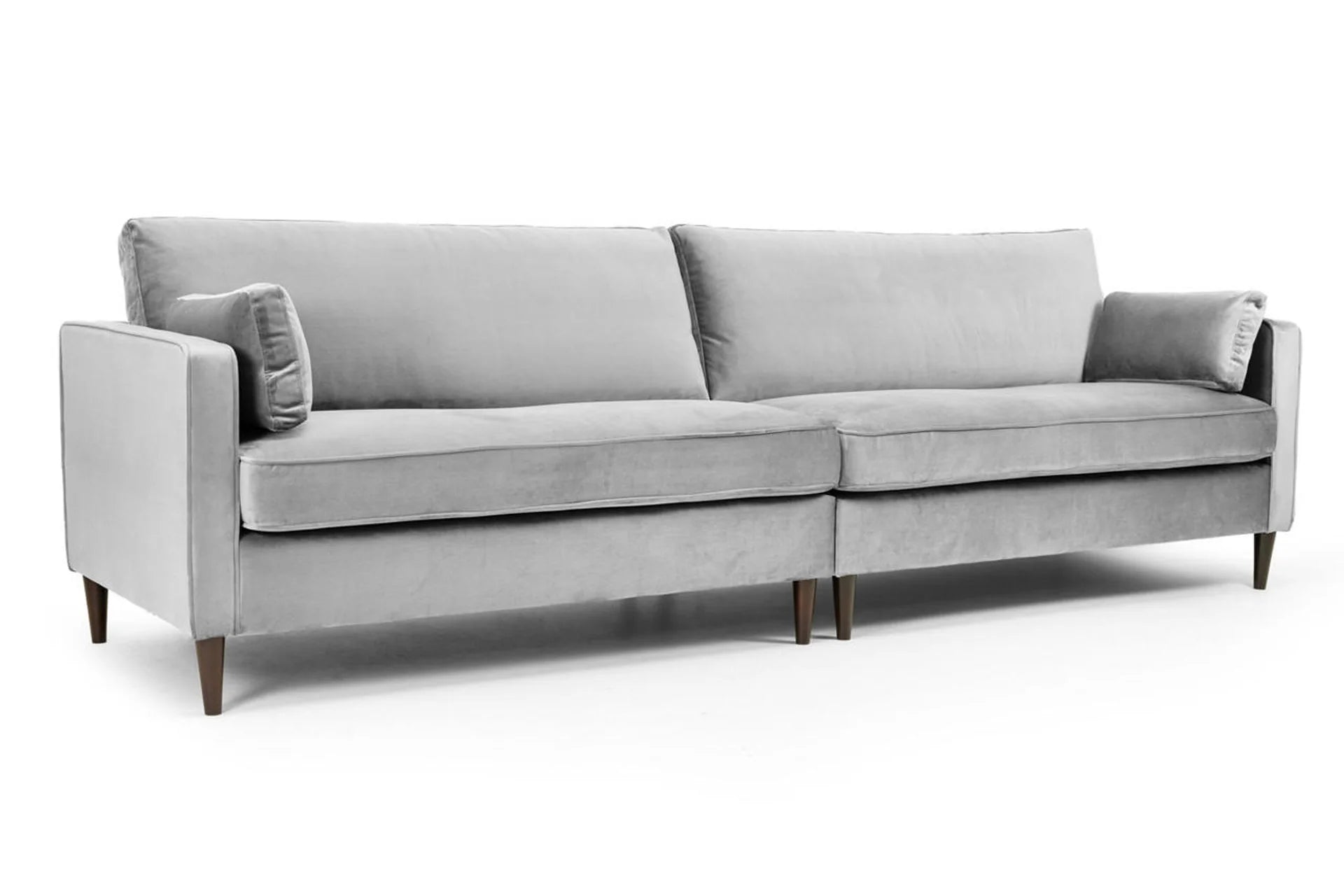 Whittaker Plush 4 Seater Sofa - Grey