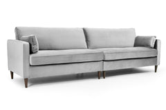 Whittaker Plush Sofa Set - Grey