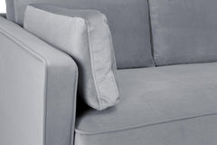 Whittaker Plush Sofa Set - Grey