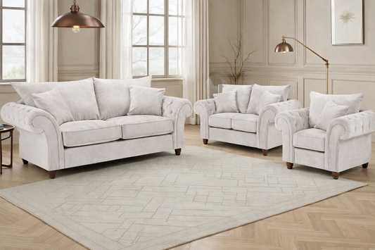 Windsor Fullback 3+2+1 Seater Sofa - Stone