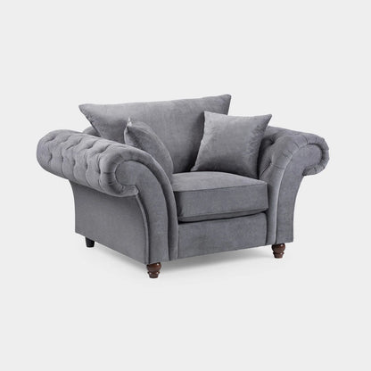 Windsor Fullback Sofa Grey Armchair