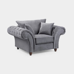Windsor Fullback Sofa Grey Armchair