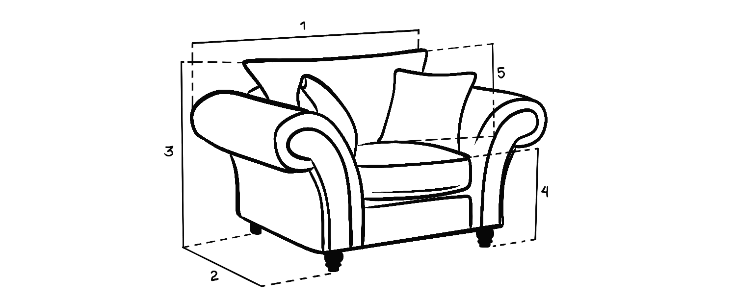 Windsor Fullback Sofa Stone Armchair
