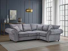 Windsor Fullback Sofa Grey Right Hand Facing Corner