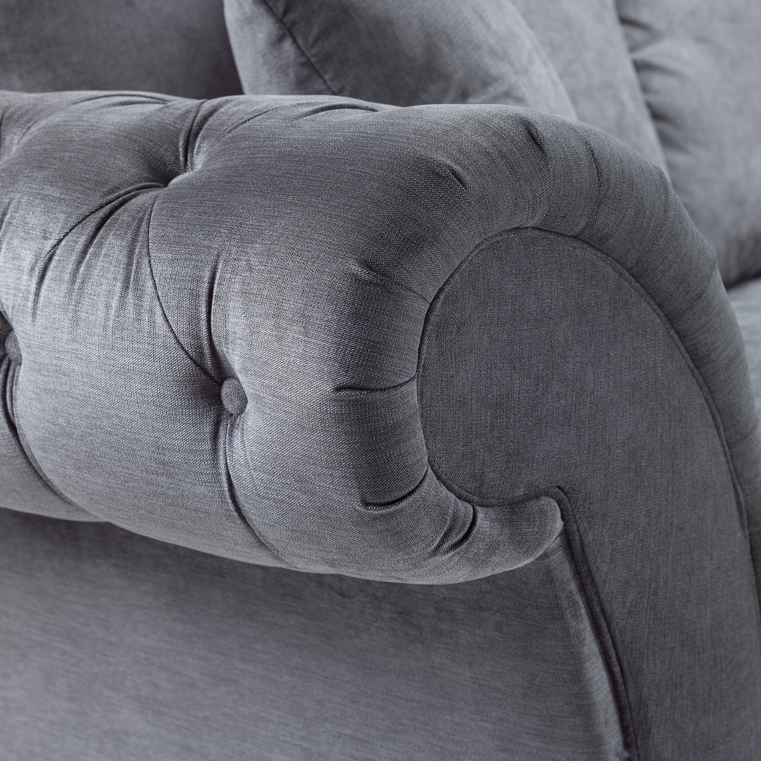Windsor Fullback Sofa Grey Large Corner